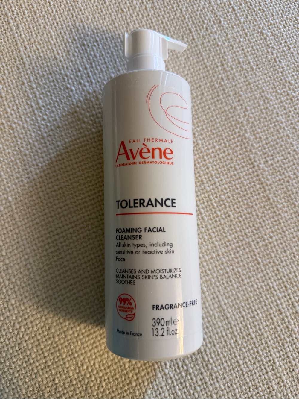 Avene Tolerance Foaming Facial Cleanser